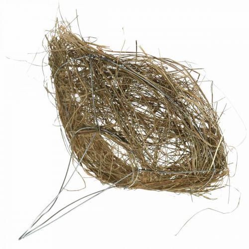 Floristik24 Manschette Blumenstrauß Natur Heumanschette Ø20cm 6St