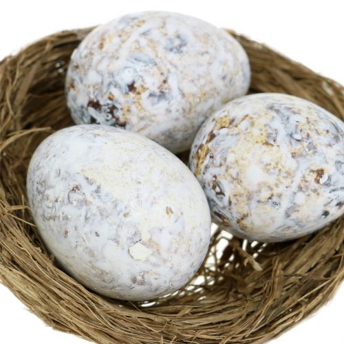 Artikel Eier Sortiment Gans, Huhn und Wachtel 3,5cm – 8cm 12St