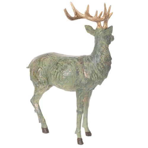 Hirschfigur aus Polyresin