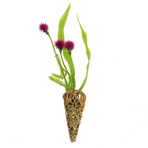 Artikel Hochzeitsanstecker mit Magnet gold 4,5cm