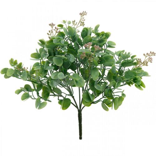 Artikel Hochzeitsdeko Eukalyptus-Zweige mit Blüten Dekostrauß Grün, Rosa 26cm
