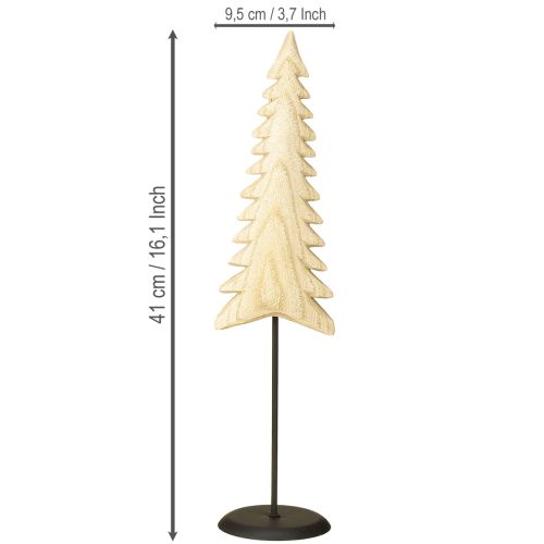 Artikel Holz Tannenbaum Deko Natur Holzdeko zum Stellen H41cm