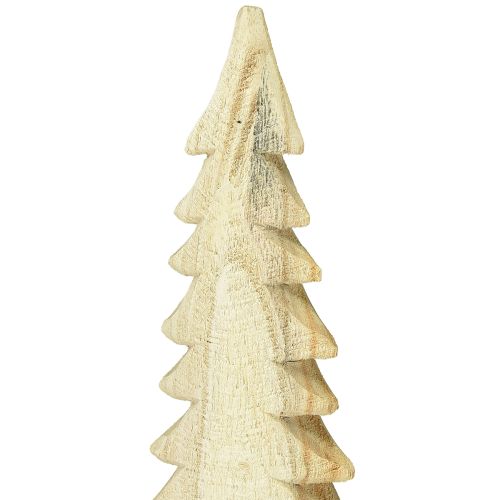 Artikel Holz Tannenbaum Weihnachtsdeko Paulownia Natur H54cm