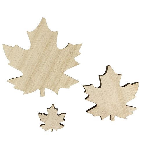Floristik24 Holzblätter, Ahornblätter Mix 2,5cm - 7cm 36St