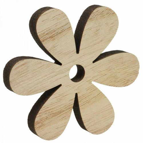Floristik24 Holzblumen Streudeko Deko Blüten Holz Ø2,5–6,5cm 29 St