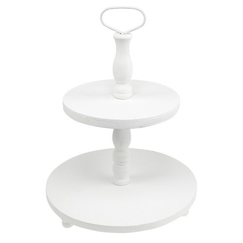 Holzetagere weiß H50cm | Floristik24.ch