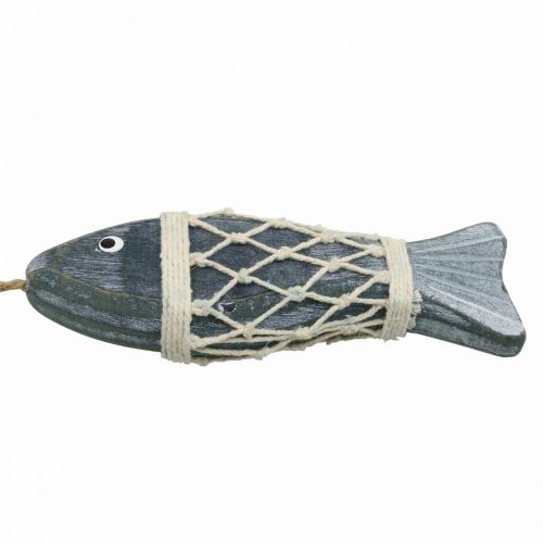 Floristik24 Holzfisch Deko, Deko Fisch zum Aufhängen 16,5cm