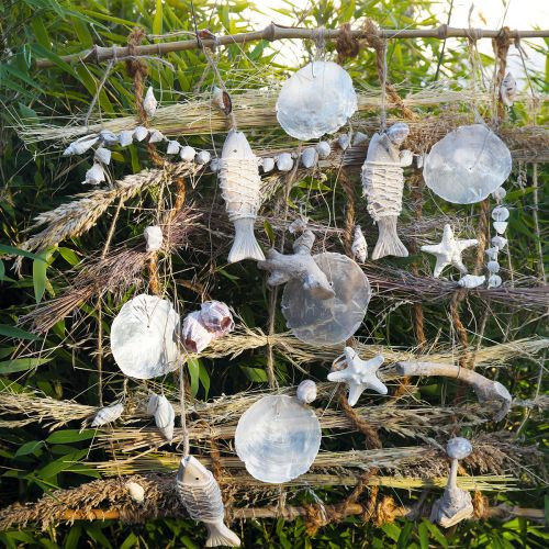 Floristik24 Holzfisch Deko maritim Fisch Anhänger Holz 28,5cm