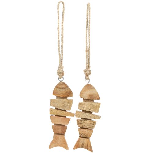 Artikel Holzfische Dekohänger Maritim in Natur 16x2x5cm 2St