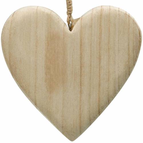 Floristik24 Holzherz zum Hängen Natur Deko-Herzen Valentinstag Muttertag 3St