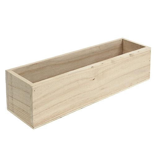 Floristik24 Holzkasten Natur 32cm x 9cm H8,5cm