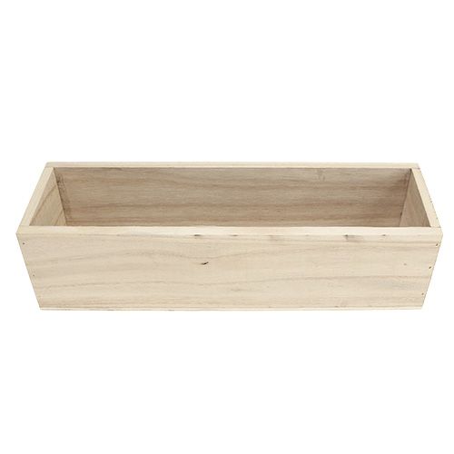 Floristik24 Holzkasten Natur 32cm x 9cm H8,5cm