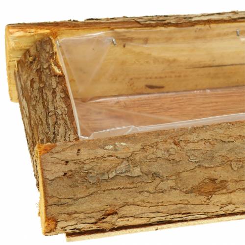 Floristik24 Pflanzkasten Holz Natur 40cm x 15cm H6cm