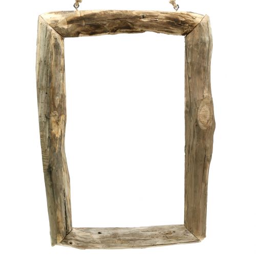 Floristik24 Holzrahmen Natur zum Hängen 59cm x 42cm