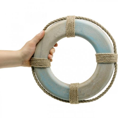 Floristik24 Maritime Deko Rettungsring Deko Nautische Holzdeko Ø30cm