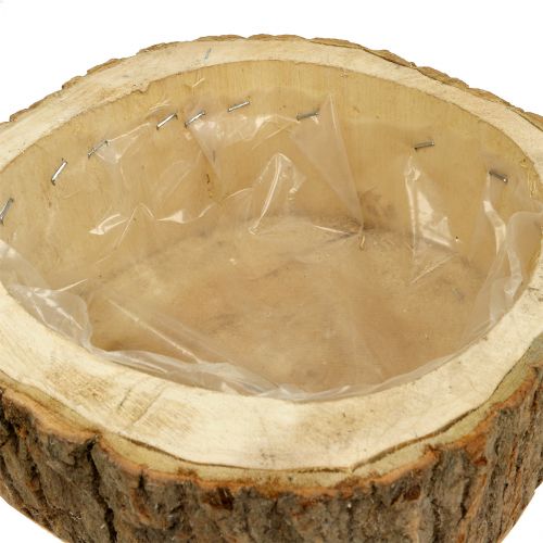 Floristik24 Pflanzschale aus Holz Natur Ø24cm