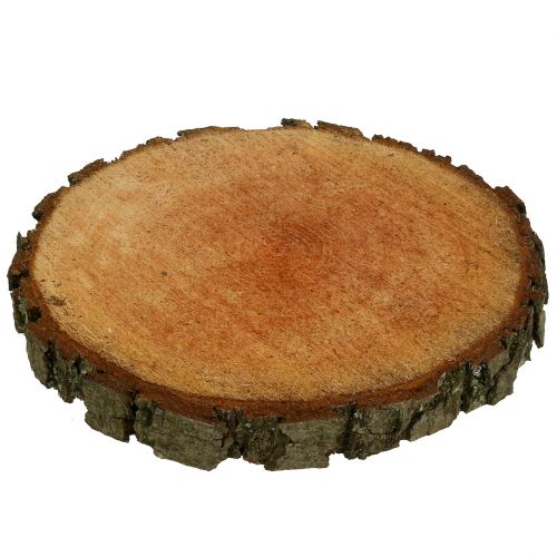 Holzscheibe aus Erle Natur Ø20cm - 24cm