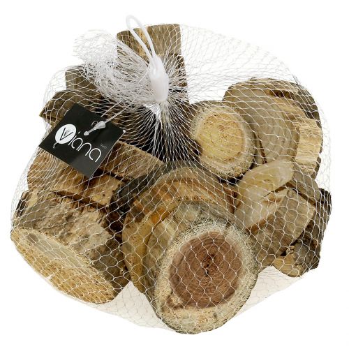 Floristik24 Holzscheiben Holzringe Natur 500g