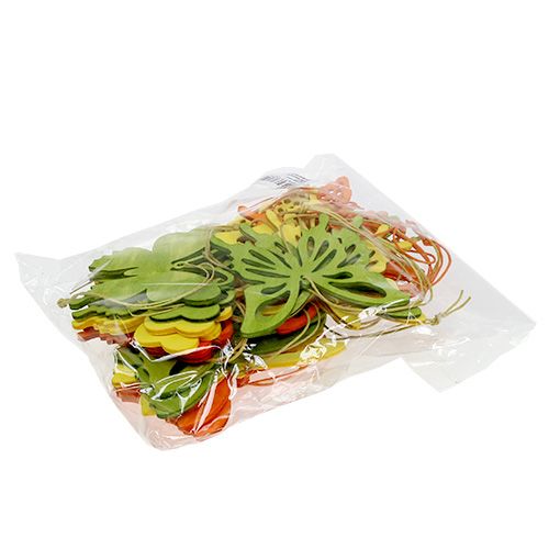 Floristik24 Holzschmetterlinge zum Hängen 8cm - 10cm 24St