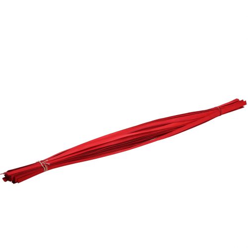 Floristik24 Holzstreifen Flechtband Rot 95cm - 100cm 50 St