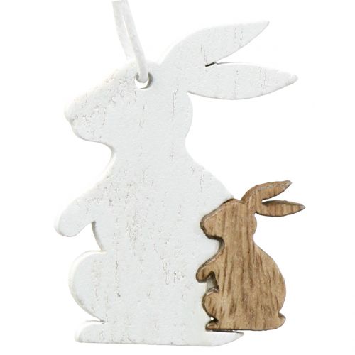 Floristik24 Dekohänger Frühling Weiß/Natur 12St