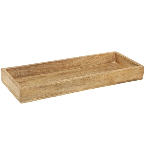 Holztablett Rechteckig Deko Tablett Holz 39×15,5×4cm 2St