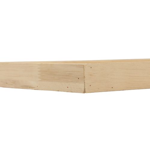 Floristik24 Holztablett Deko Tablett Holz Rechteckig Natur 40×14×2,5cm