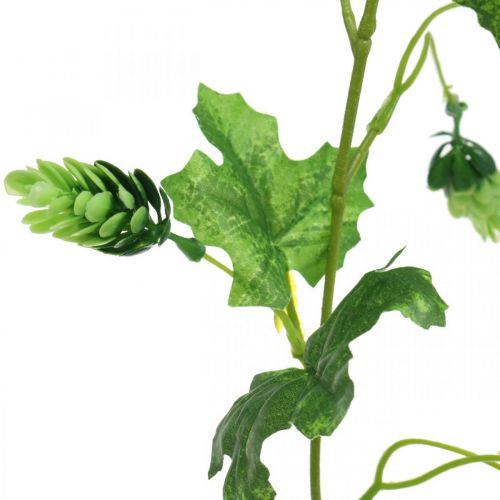 Artikel Hopfengirlande, Gartendeko, Kunstpflanze, Sommer 185cm Grün