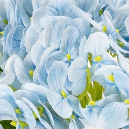 Artikel Kunstblume Hortensie naturgetreu für Wohnzimmer Dekoration 34cm 3St