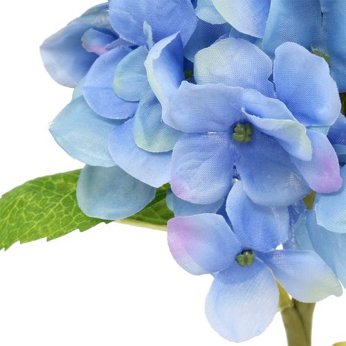 Floristik24 Hortensie Blau Kunstblume 36cm