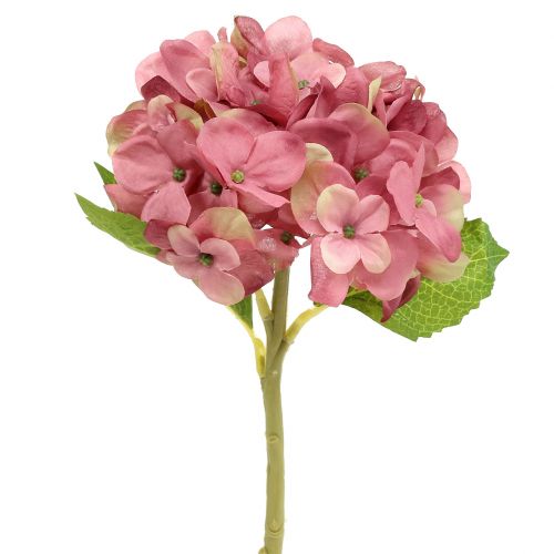 Floristik24 Künstliche Hortensie Dunkelrosa 36cm