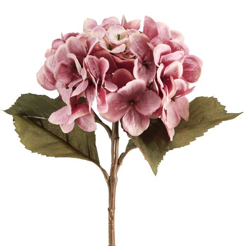 Hortensie künstlich Realistische Seidenblumen Rosa 52cm