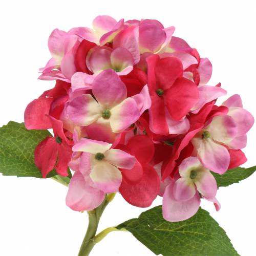 Floristik24 Kunstblume Hortensie Pink 36cm