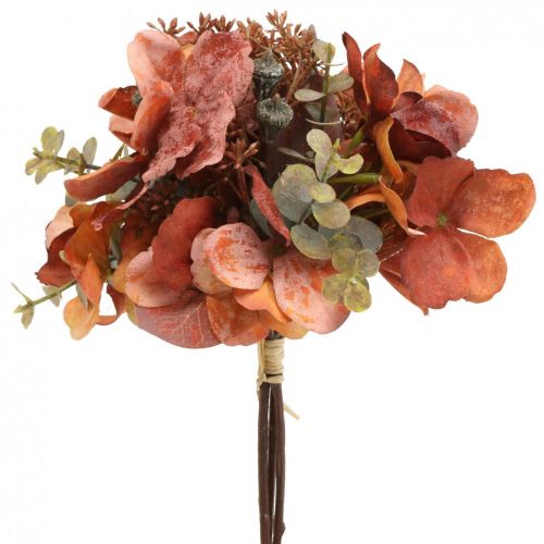 Floristik24 Hortensien Blumenstrauß Kunstblumen Tischdeko 23cm