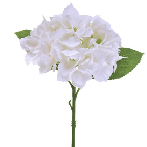 Floristik24.ch Hortensien Künstlich Weiß Kunstblumen Real Touch Blumen  33cm-FL0486