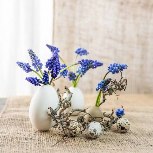 Floristik24 Hühnereier Weiß 10 St