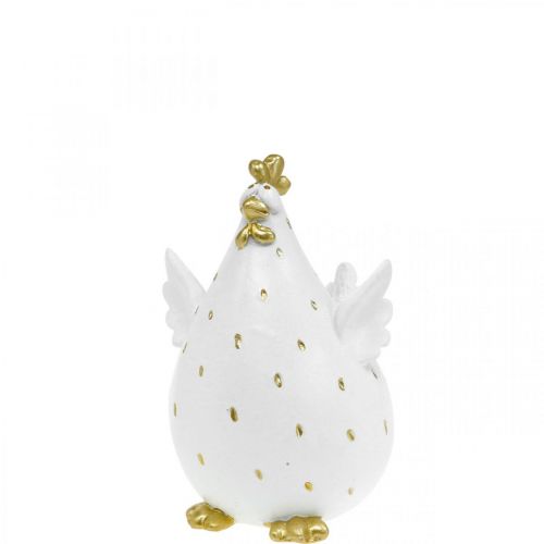 Floristik24 Originelle Osterdeko, Lustiges Huhn, Tischdeko Frühling, Oster-Huhn H9cm 1 St