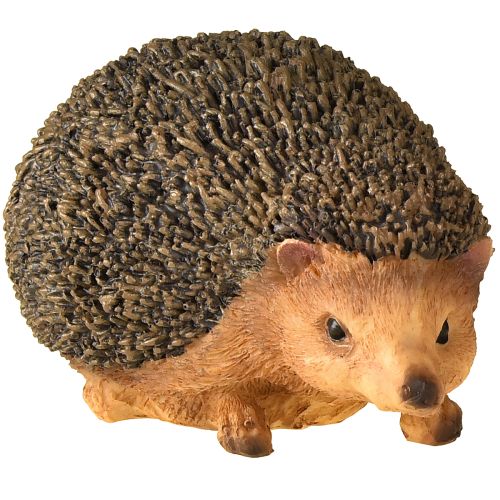 Igel Deko Figur Herbst Handbemalt Braun 14×9,5×9cm