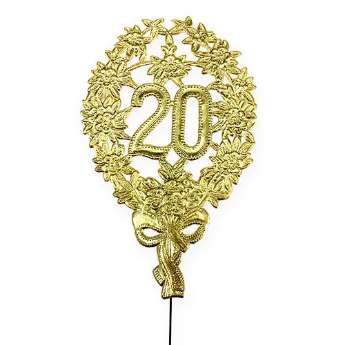Jubiläumszahl 20 Ø8cm 10St