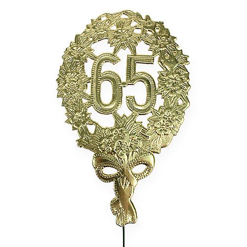 Jubiläumszahl 65 Ø8cm 10St