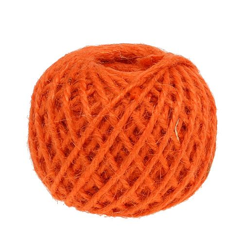 Floristik24 Jute Kordel Orange Ø3mm 100g