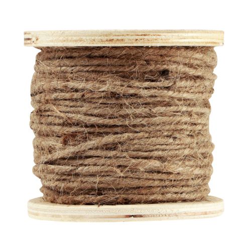 Jutekordel Juteband auf Holzspule Jute Deko Natur 130g