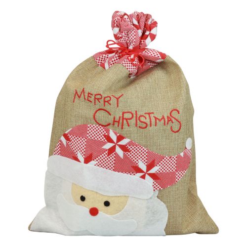 Floristik24 Jutesäckchen, Jutesack Weihnachten, Geschenksäckchen groß 50×35cm