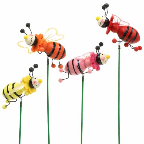 Floristik24 Dekostecker Käfer bunt sortiert H25cm 12St