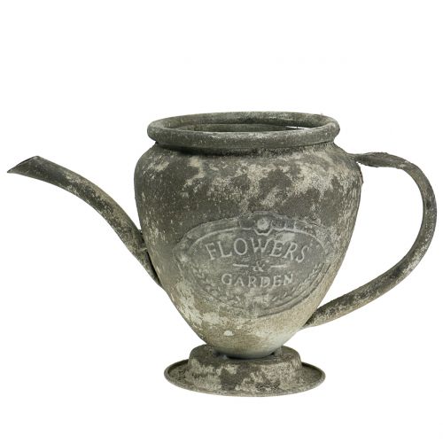 Floristik24 Pflanzgefäß Kanne Vintage Ø16cm H17cm