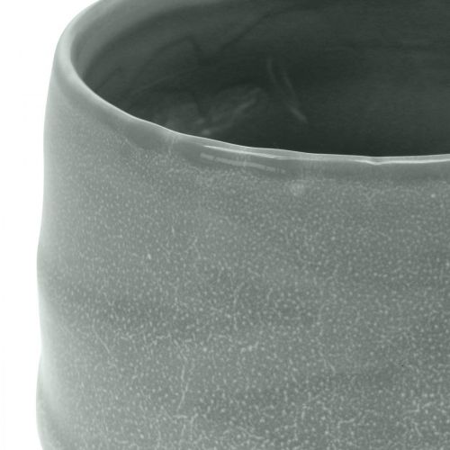 Artikel Keramiktopf, Pflanzgefäß, Übertopf gewellt Ø16cm 2St