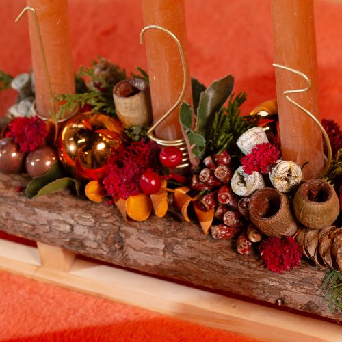 Artikel Kerzendeko Advent Zahlen 1-4 Mattgold Metall H10cm 4 St