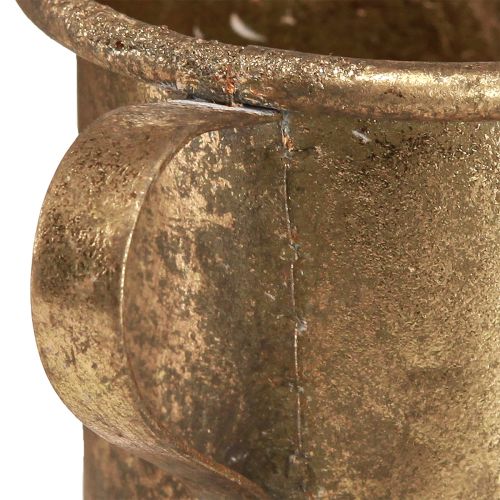 Artikel Kerzenhalter Gold Becher Stabkerzenhalter Vintage Ø9cm H8cm