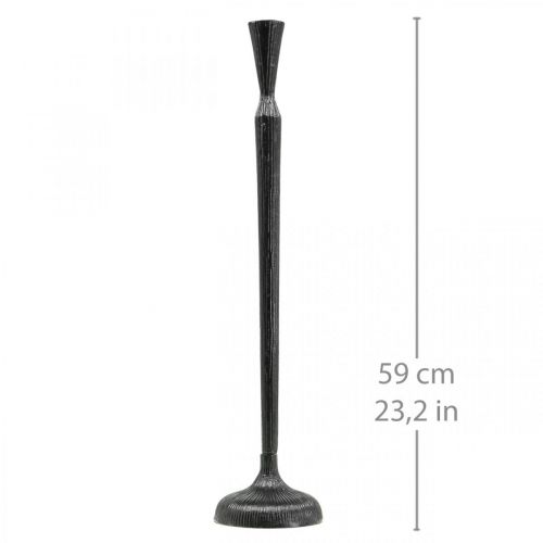 Artikel Kerzenständer Schwarz Kerzenhalter Metall Ø13cm H59cm