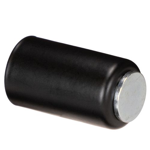 Magnetische Kerzenhalter aus Metall rund mattschwarz 25 mm 4er-Set | Floristik24.ch